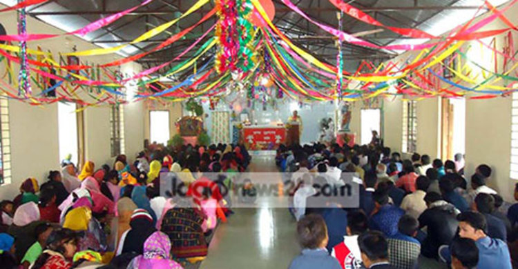 শেরপুরের ২৯ গির্জায় জাঁকজমক বড়দিন উৎসব