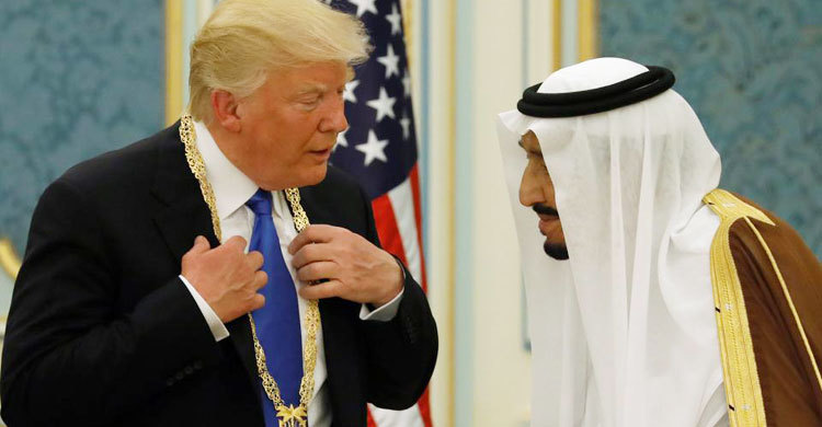 Trump praises Saudi king after crackdown