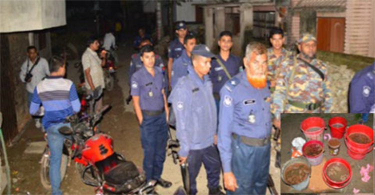 যশোরে ৩ বস্তা হাতবোমা উদ্ধার