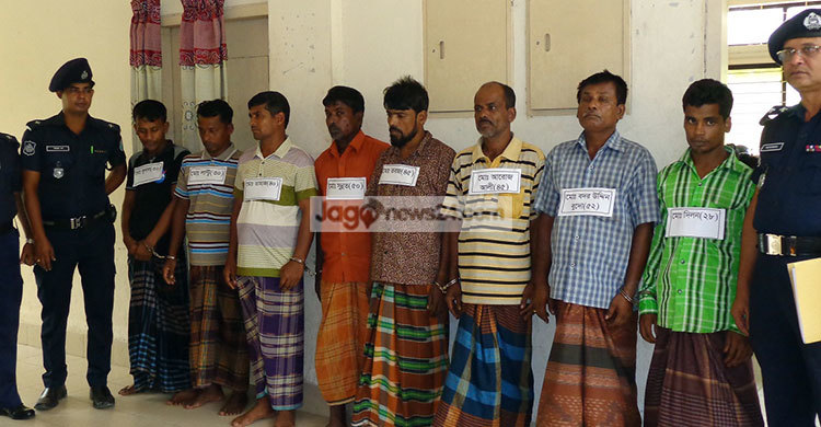 দামুড়হুদায় গরু চোর চক্রের মূল হোতাসহ গ্রেফতার ৮
