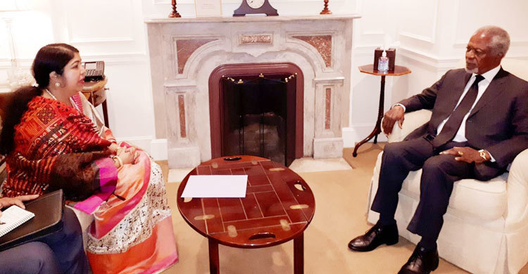 কফি আনানের সঙ্গে স্পিকারের বৈঠক