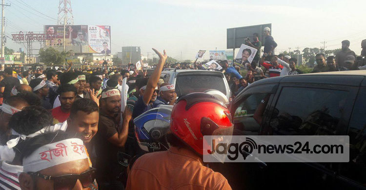 কুমিল্লার ৯৭ কি. মি. এলাকায় ছিল নেতাকর্মীদের ঢল