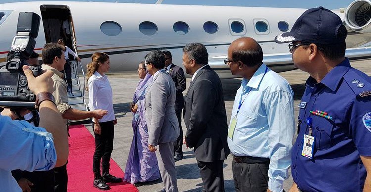 Jordanian Queen arrives in Cox’s Bazar to meet Rohingyas
