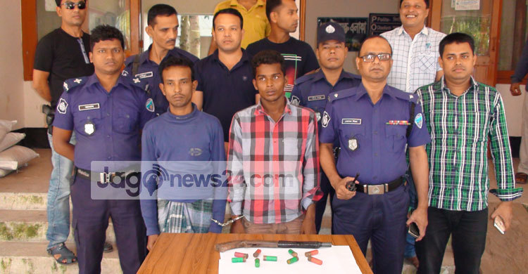 লক্ষ্মীপুরে অস্ত্র-গুলিসহ গ্রেফতার ২