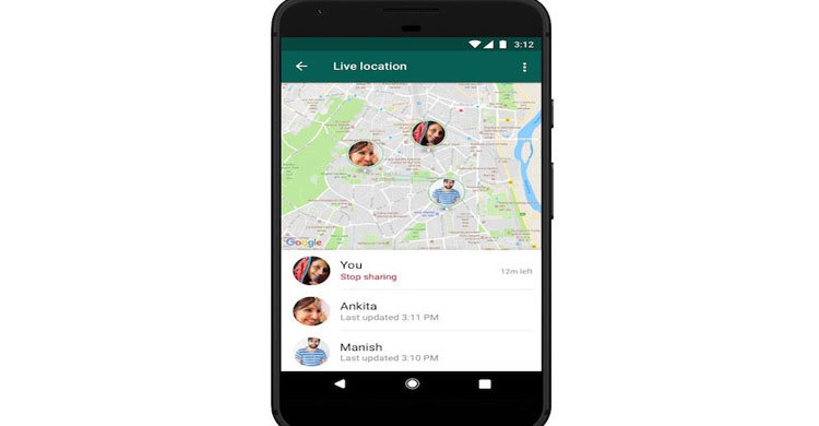 WhatsApp introduces live location sharing