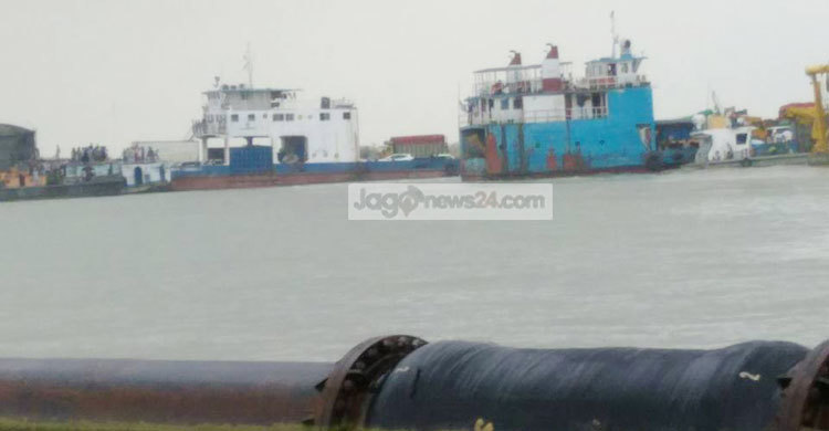 কাঁঠালবাড়ী-শিমুলিয়া রুটে নৌযান চলাচল বন্ধ