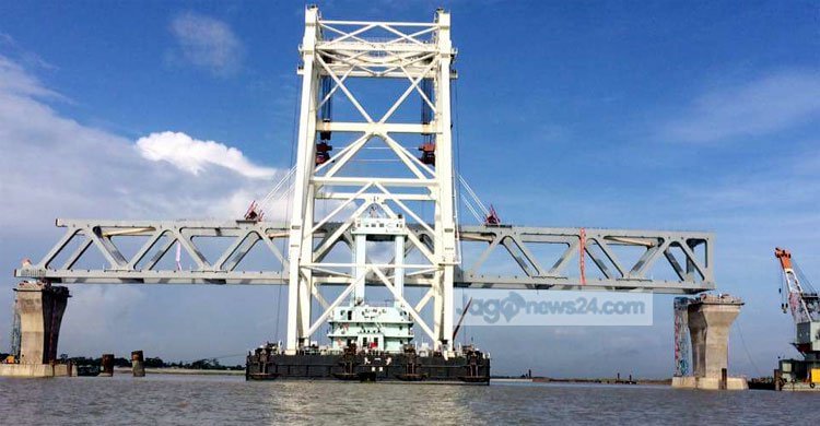 Padma Bridge’s first span installed