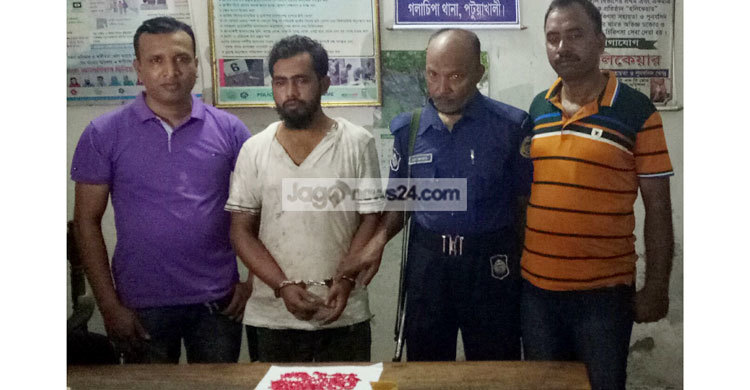 গলাচিপায় ইয়াবাসহ মাদক ব্যবসায়ী আটক