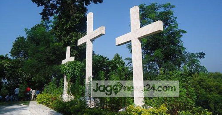 বারোমারী ধর্মপল্লীতে খ্রিষ্টভক্তদের তীর্থ উৎসব