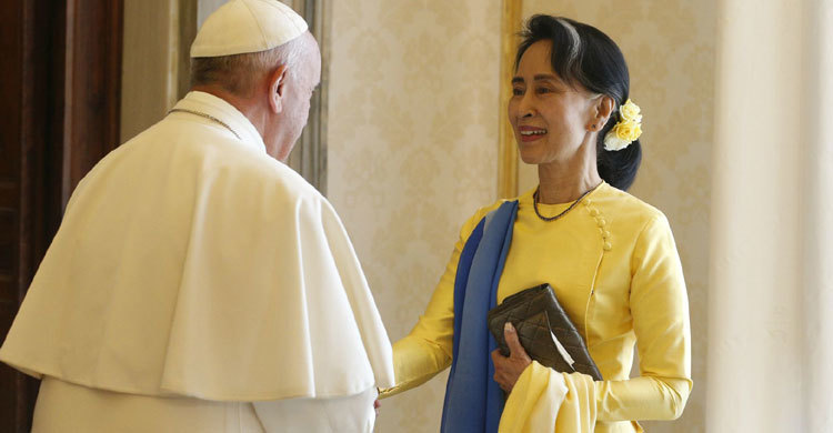 Rohingya crisis: Pope to meet Suu Kyi, Buddhist monks