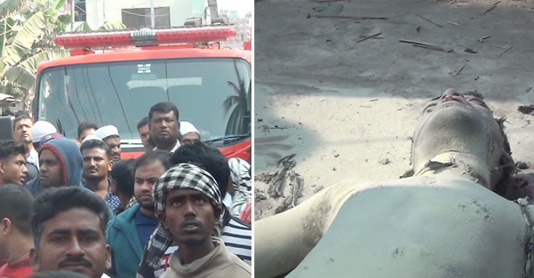 বিদ্যুতের তারে পুড়ে প্রাণ গেল রংমিস্ত্রির