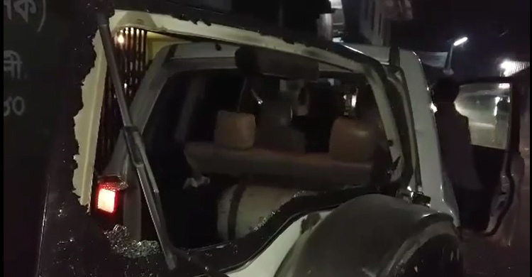 নোয়াখালীতে বিএনপির প্রার্থী খোকনের গাড়িবহরে হামলা