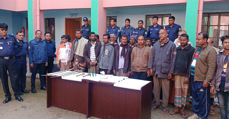 মেহেরপুরে বিএনপি-জামায়াতের ২৫ নেতাকর্মী আটক