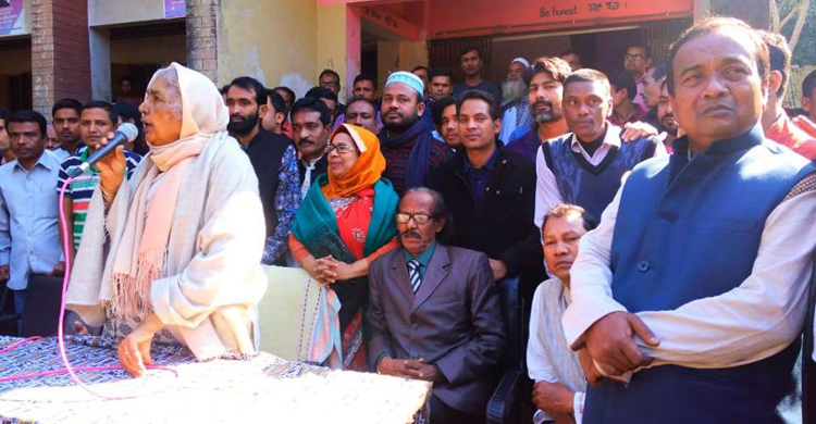 শ্বশুর-শাশুড়িকে স্মরণ করে মতিয়া চৌধুরীর প্রচারণা শুরু