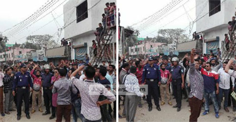 ভৈরবে বিএনপি নেতাকর্মীদের সঙ্গে পুলিশের ধাওয়া-পাল্টা ধাওয়া