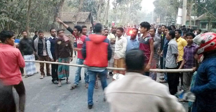 কালীগঞ্জে ট্রাকচাপায় অজ্ঞাত বৃদ্ধার মৃত্যু