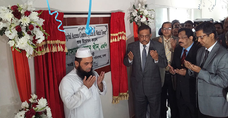 সচিবালয়ে ডিজিটাল প্রবেশ ব্যবস্থা-পর্যবেক্ষণ টাওয়ার উদ্বোধন
