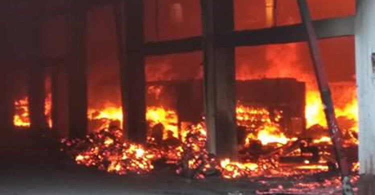 বিরলে জুট মিলের আগুনে ১১ শ্রমিক দগ্ধ, ক্ষতি ২শ কোটি