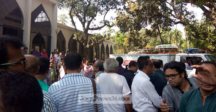 ফেরদৌসী প্রিয়ভাষিণীর জানাজা সম্পন্ন