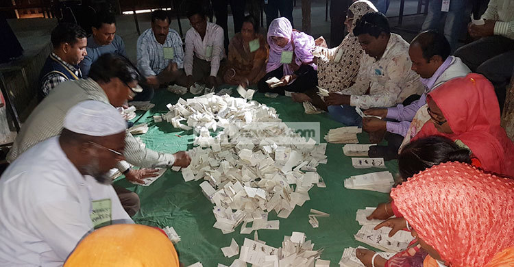 সুন্দরগঞ্জে ভোটগ্রহণ শেষ, চলছে গণনা