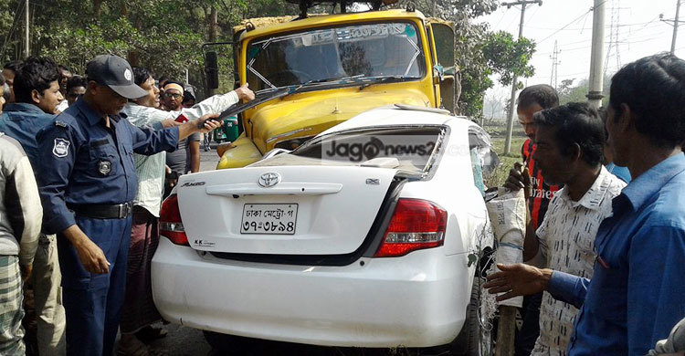 হবিগঞ্জে ট্রাক-প্রাইভেটকার সংঘর্ষে দুইজনের মৃত্যু