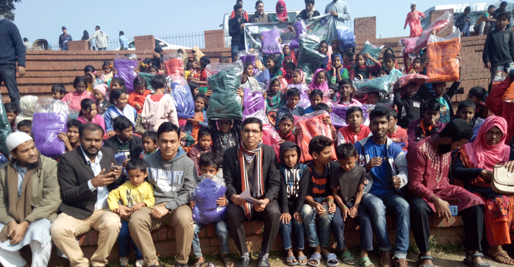 জাবিতে তরীর শীতবস্ত্র বিতরণ