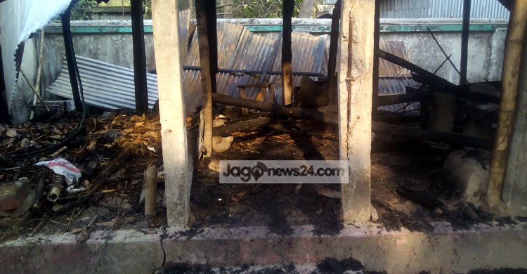 শিবচরে গরুর ফার্মে আগুন