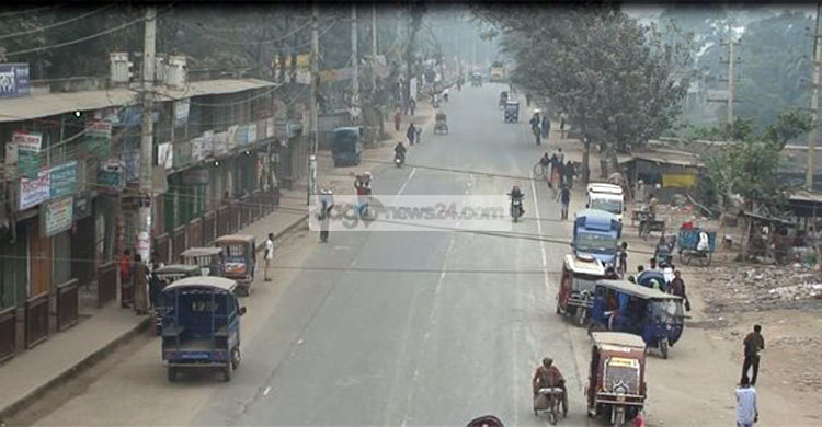 যানবাহন শূন্য ঢাকা-আরিচা মহাসড়ক