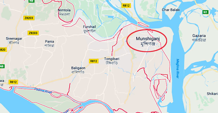 মুন্সীগঞ্জে ইট চাপায় নানি-নাতি নিহত