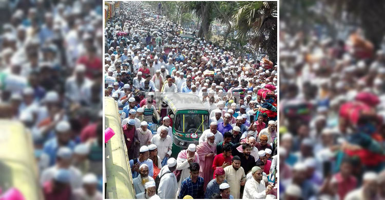 আখেরি মোনাজাতে শেষ হলো নোয়াখালীর ইজতেমা