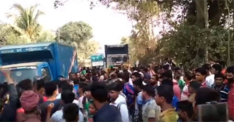 সড়কে প্রাণ গেল নানি-নাতনির