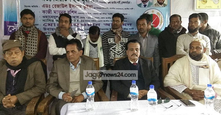 নাসিরনগরে উপ-নির্বাচনে জাপার প্রার্থী রেজুওয়ান আহমেদ