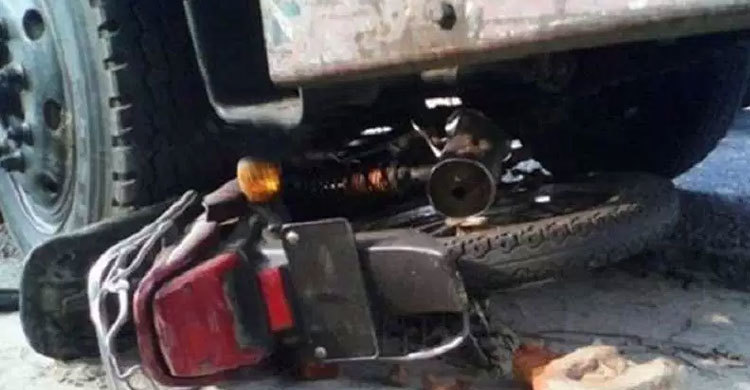 পিকআপচাপায় মোটরসাইকেল আরোহী নিহত