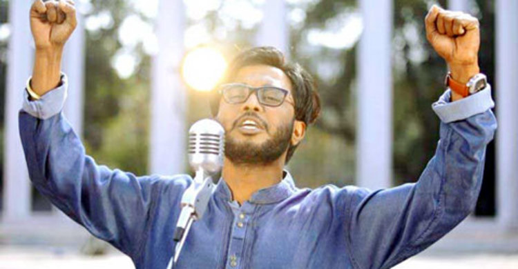 শহীদ মিনারে দাঁড়িয়ে রনির ‘বিদ্বেষী’ স্লোগান