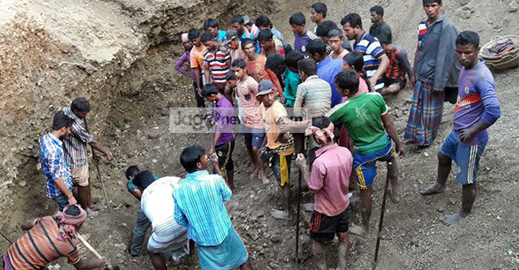 জাফলংয়ে মাটিচাপায় ৫ জনের মৃত্যুর ঘটনায় মামলা, তদন্ত কমিটি