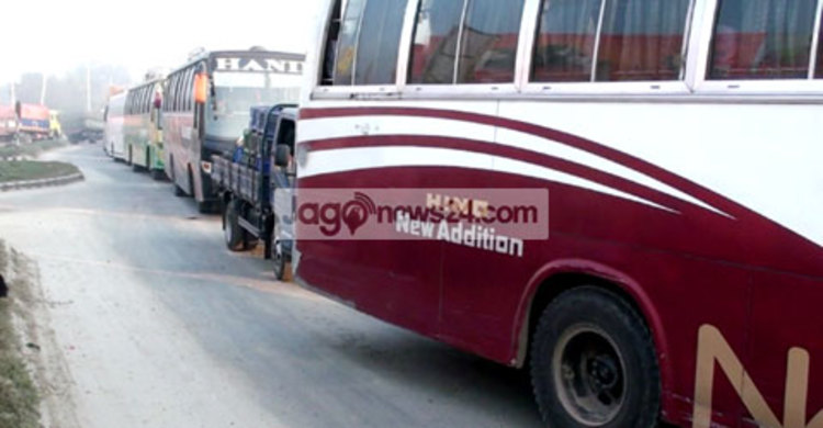 বঙ্গবন্ধু সেতু মহাসড়কে ১৫ কিলোমিটার যানজট
