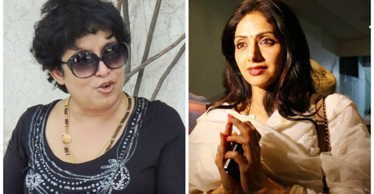 Taslima Nasrin tweets on Sridevi’s accidental death