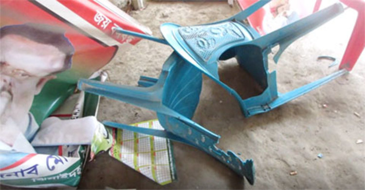 ঝিনাইদহে আ.লীগ কার্যালয় ভাঙচুর