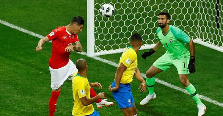 Brazil held by stubborn Switzerland
