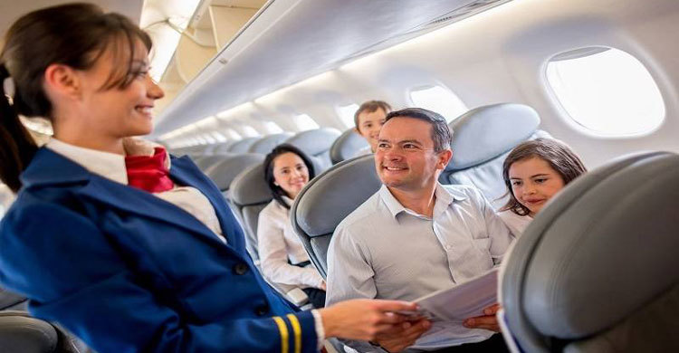 The best times to use the airplane restroom