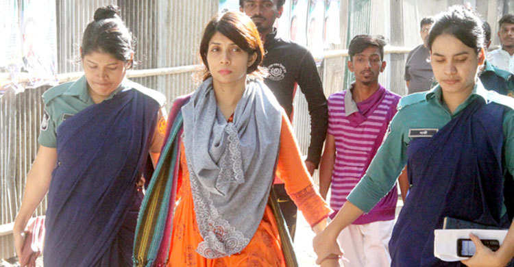 Nawshaba denied bail, sent to jail