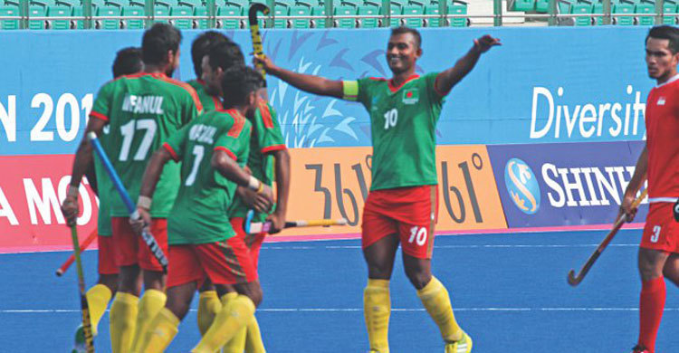 Bangladesh post 3-1 win over Thailand in Asian Games Hockey