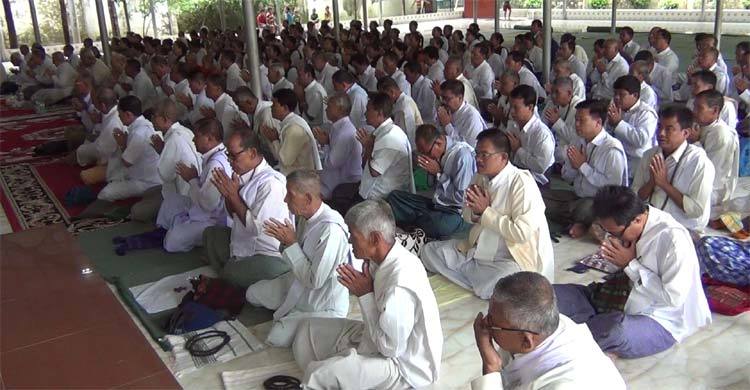 বান্দরবানে পালিত হচ্ছে আষাঢ়ী পূর্ণিমা