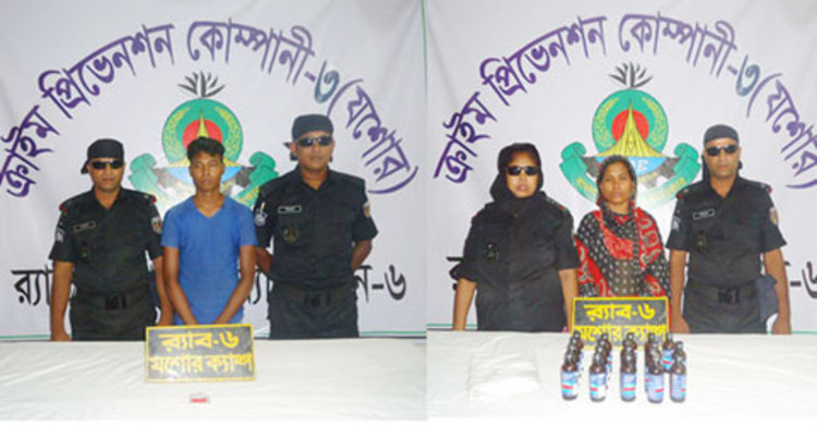 বেনাপোলে ইয়াবা-ফেনসিডিলসহ গ্রেফতার ২