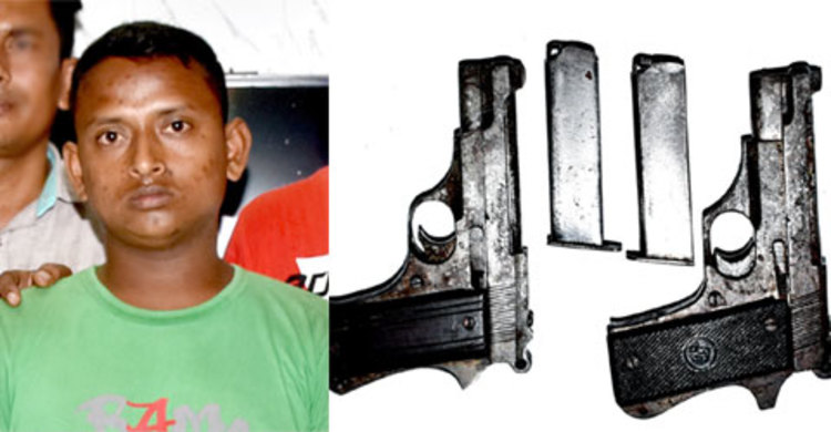 পুলিশের ফাঁদে অস্ত্র ব্যবসায়ী ধরা