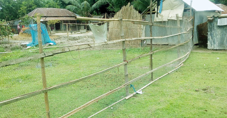 বাদীর বাড়িঘর গুঁড়িয়ে ভিটা দখল করল আসামিরা