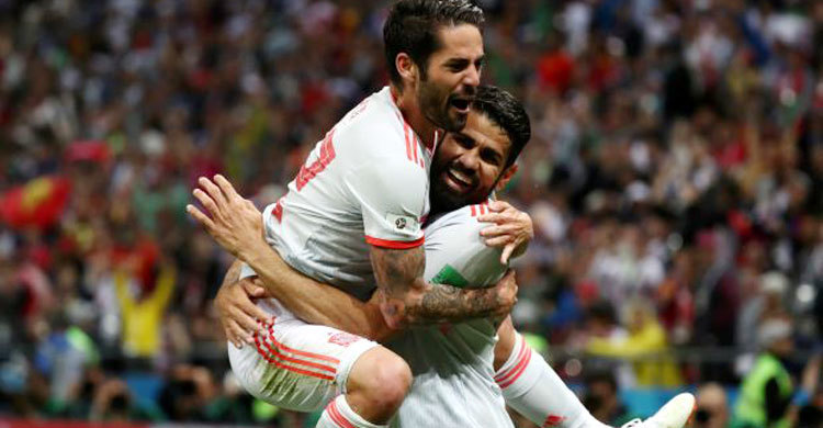 Costa grabs lucky goal as relieved Spain edges Iran