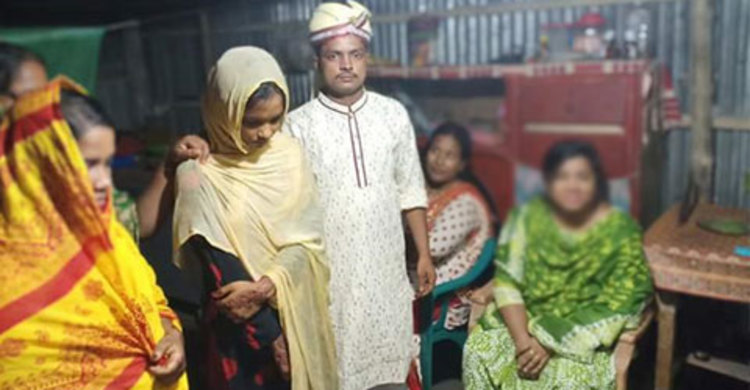 মেয়ের বাল্যবিয়ে দিতে পুত্রবধূকেই কনে বললেন মা