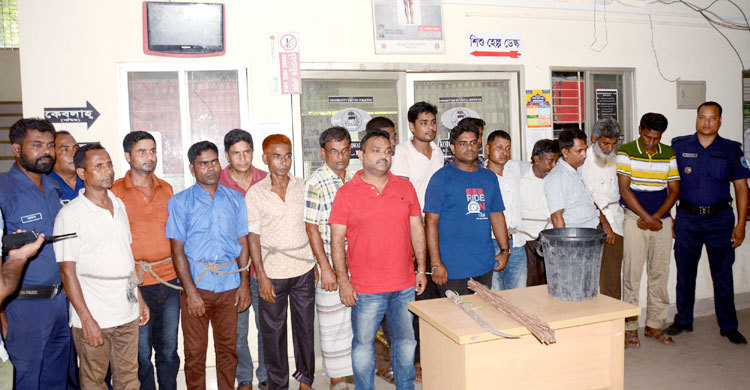 দিনাজপুরে বিএনপির ১৬ নেতাকর্মী গ্রেফতার