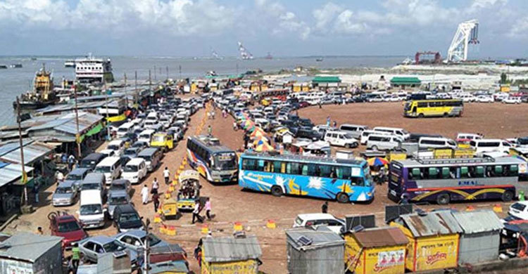 শিমুলিয়া-কাঠালবাড়ির চাপ পড়েছে দৌলতদিয়ায়